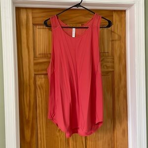 LuluLemon Athletica Lightweight Flowy Mesh Detail Athletic Tank Top Size 12